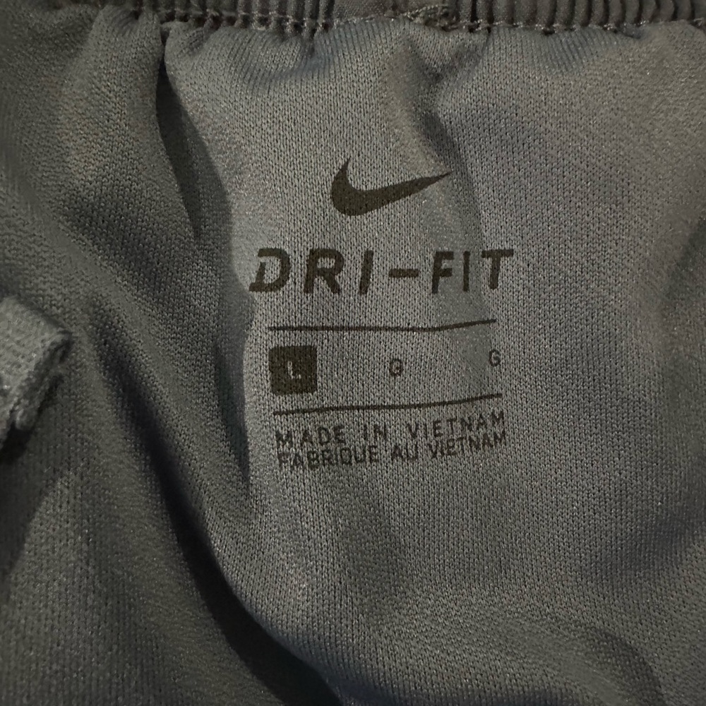 Lot of 2: Women’s Nike Tempo shorts with liner. Blue and Black/White. Sz Large - Picture 4 of 5